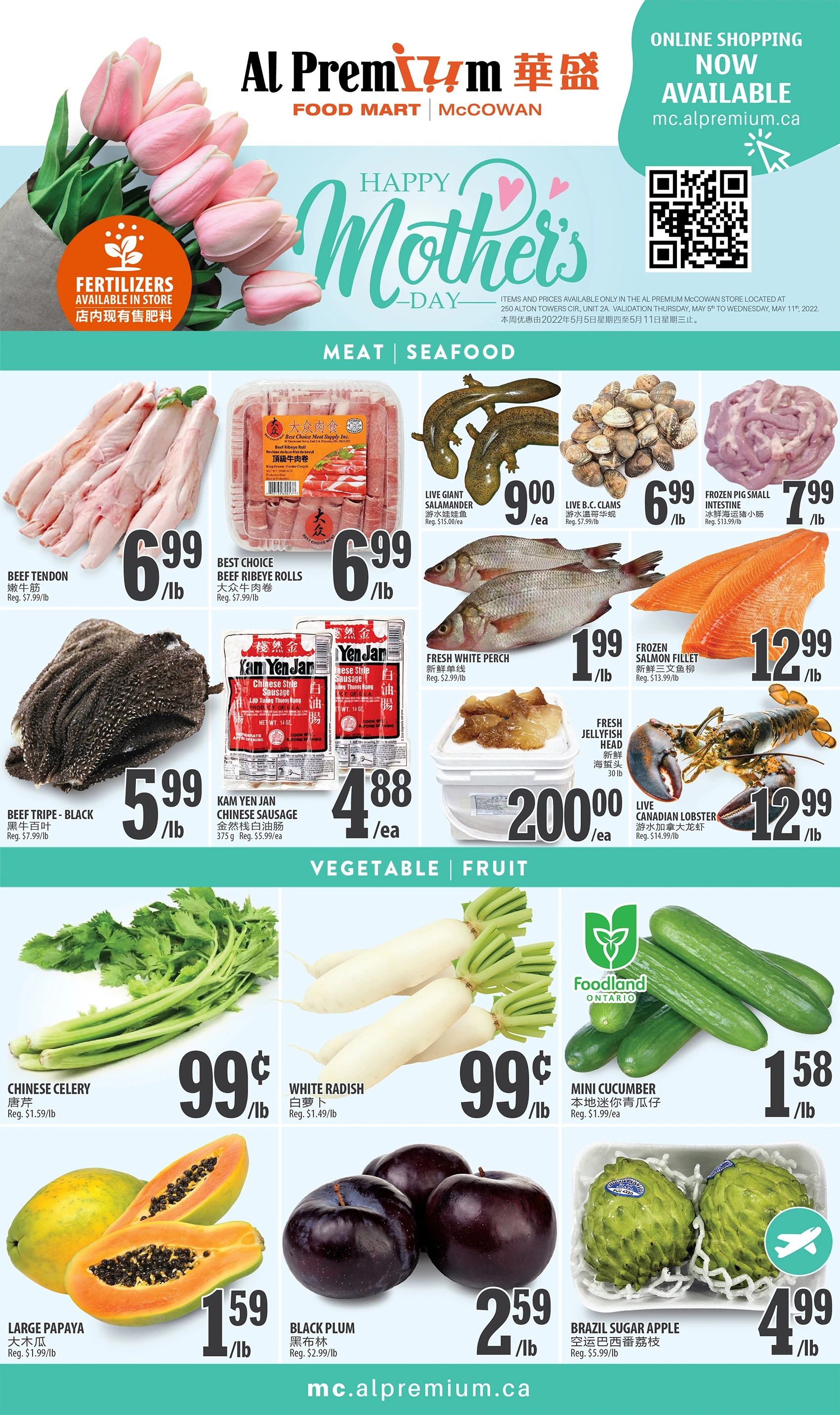 Al Premium Food Mart (McCowan) Flyer May 5 to 11