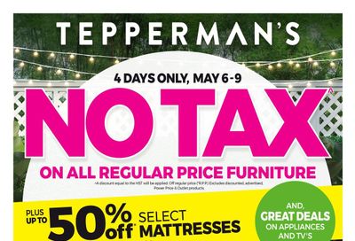 Tepperman's Flyer May 6 to 12