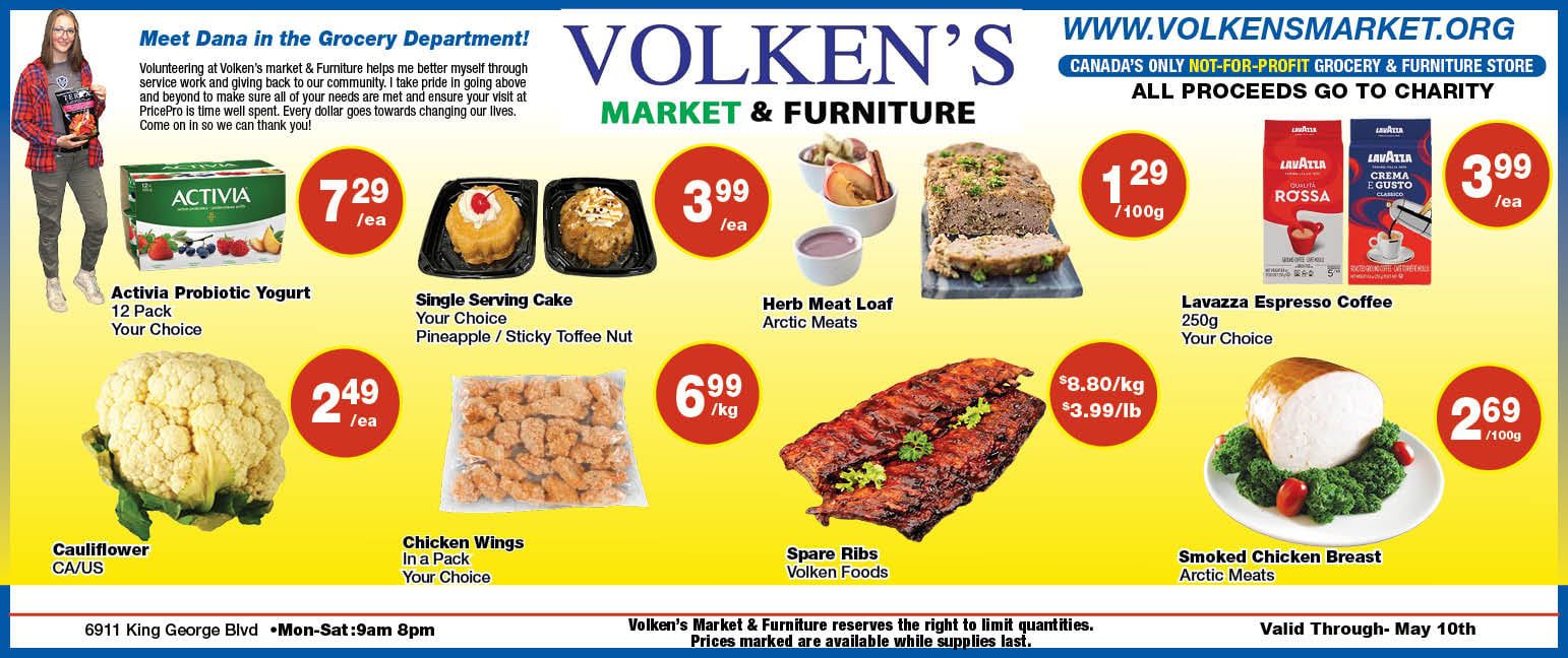 Volken's Market & Furniture Flyer May 4 to 10