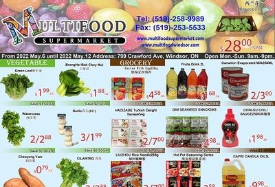 MultiFood Supermarket Flyer May 6 to 12