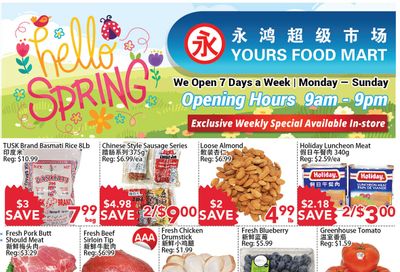Yours Food Mart Flyer May 6 to 12