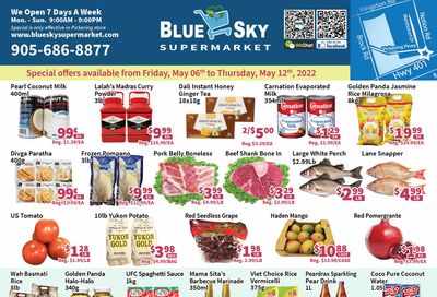 Blue Sky Supermarket (Pickering) Flyer May 6 to 12