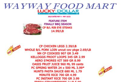 WayWay Food Mart Flyer May 5 to 11