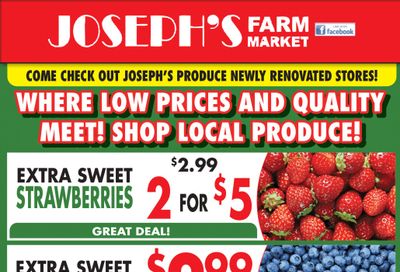 Joseph's Farm Market Flyer May 5 to 7