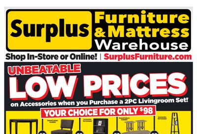 Surplus Furniture & Mattress Warehouse (Barrie) Flyer May 9 to 29