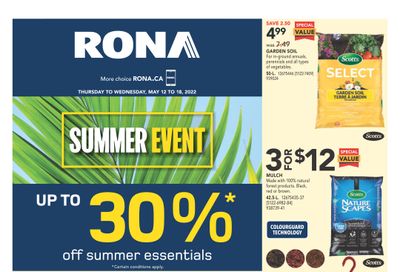Rona (West) Flyer May 12 to 18