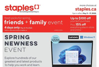 Staples Flyer May 11 to 17