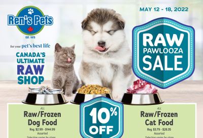 Ren's Pets Depot Raw Pawlooza Sale Flyer May 12 to 18