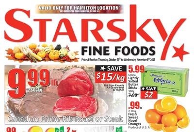 Starsky Foods (Hamilton) Flyer October 24 to November 6