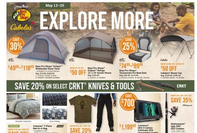 Bass Pro Shops Flyer May 12 to 25