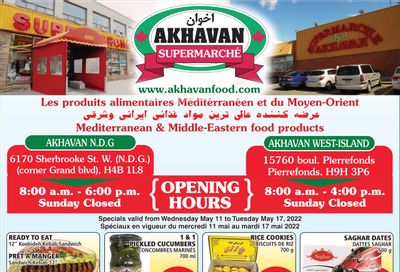 Akhavan Supermarche Flyer May 11 to 17