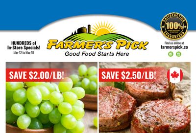 Farmer's Pick Flyer May 12 to 18
