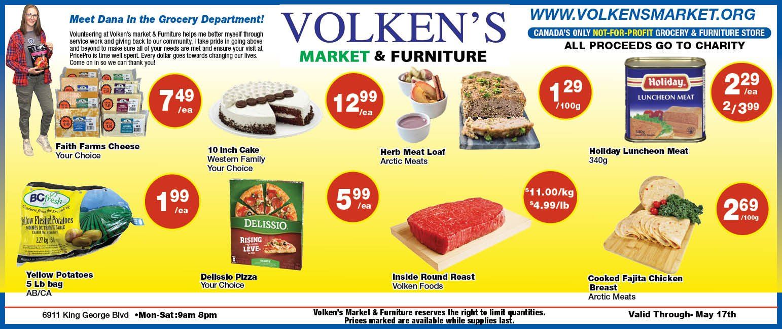 Volken's Market & Furniture Flyer May 11 to 17