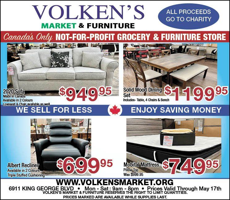 Volken's Market & Furniture Flyer May 11 to 17