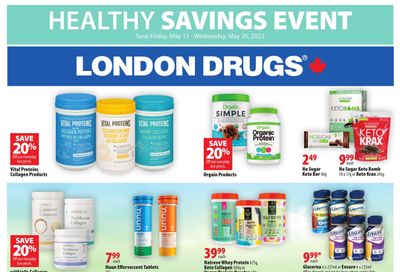 London Drugs Healthy Savings Event Flyer May 13 to 25