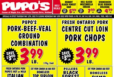 Pupo's Food Market Flyer May 12 to 18