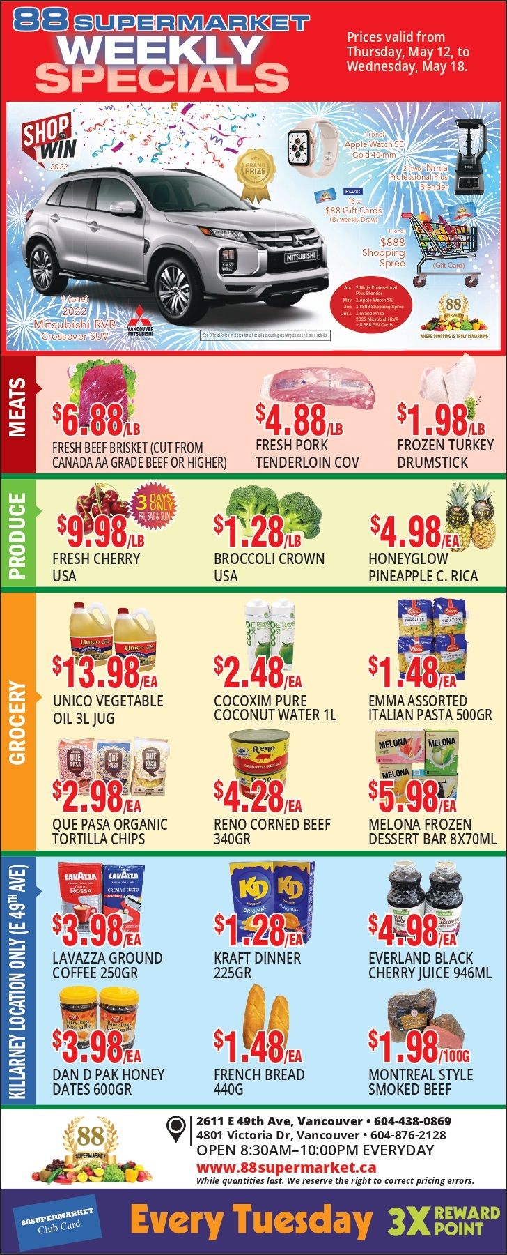 88 Supermarket Flyer May 12 to 18
