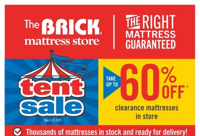 The Brick Mattress Store Flyer May 5 to 19