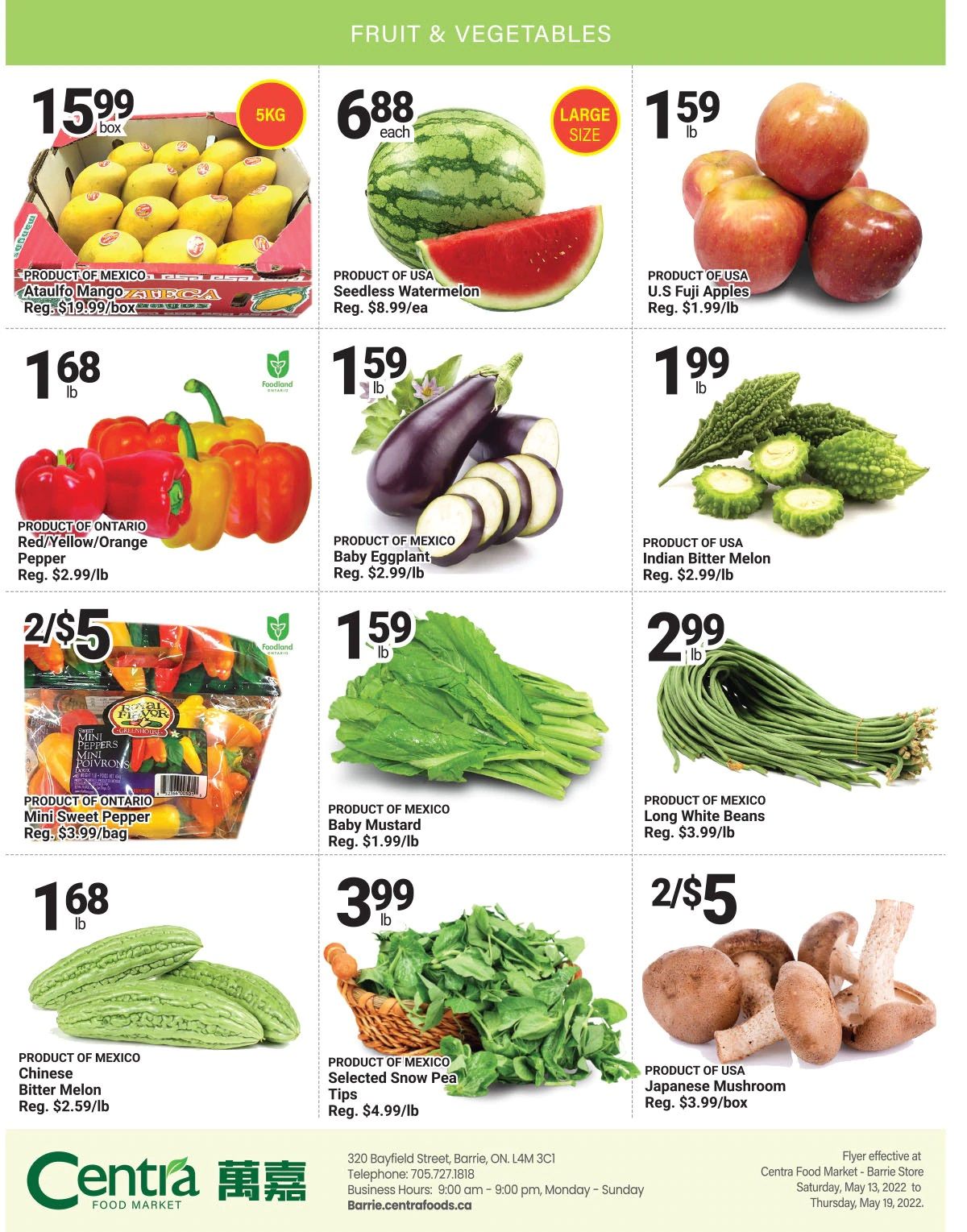 Centra Foods (Barrie) Flyer May 13 to 19