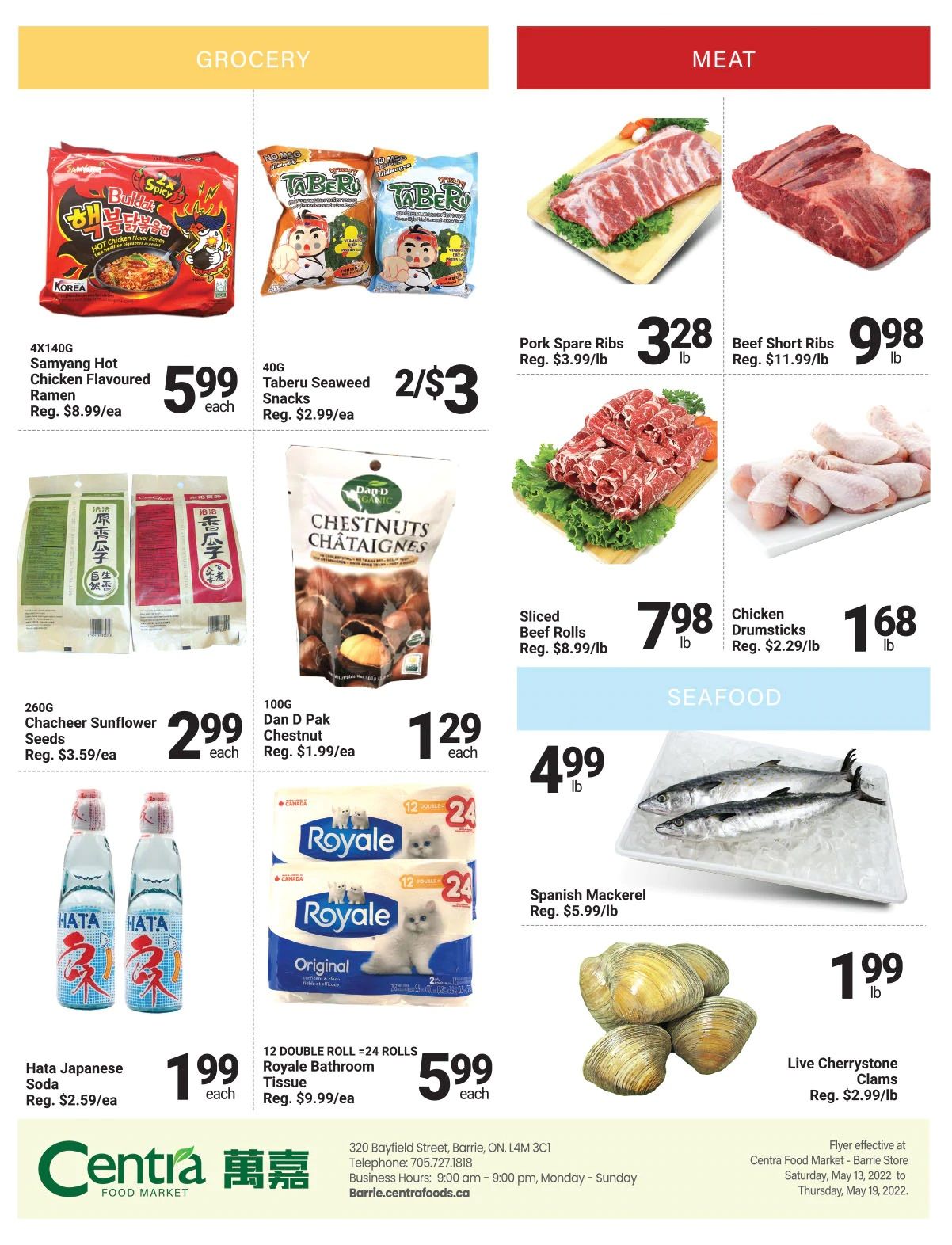 Centra Foods (Barrie) Flyer May 13 to 19