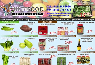 MultiFood Supermarket Flyer May 13 to 19