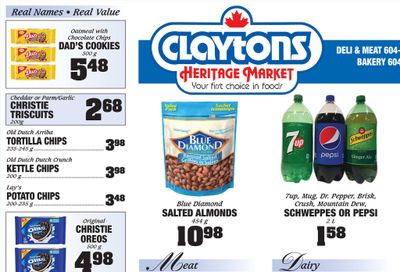 Claytons Heritage Market Flyer May 13 to 19