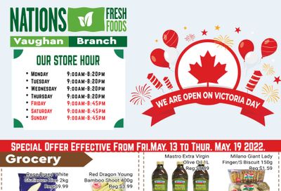 Nations Fresh Foods (Vaughan) Flyer May 13 to 19