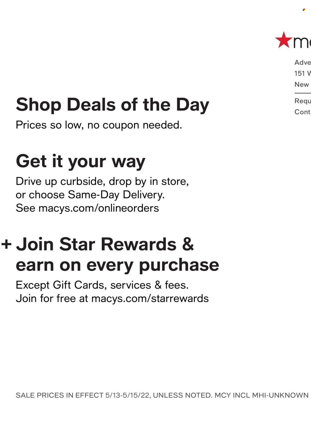 Macy's Weekly Ad Flyer May 14 to May 21