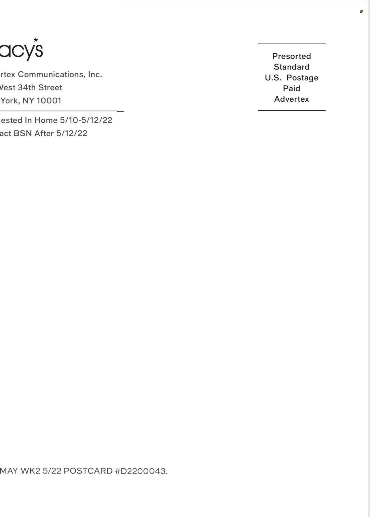 Macy's Weekly Ad Flyer May 14 to May 21