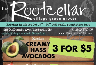 The Root Cellar Flyer October 24 to 30