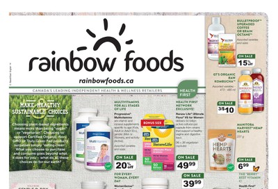 Rainbow Foods Health First Flyer April 1 to 30
