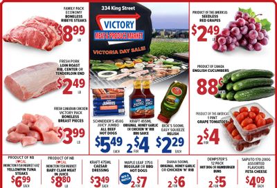 Victory Meat Market Flyer May 17 to 21