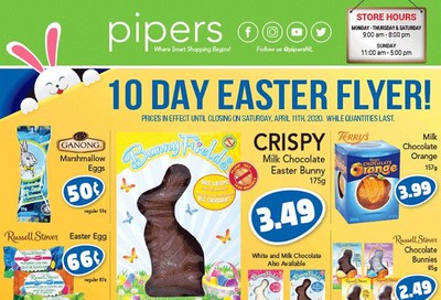 Pipers Superstore Flyer April 2 to 11