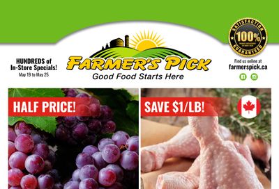 Farmer's Pick Flyer May 19 to 25