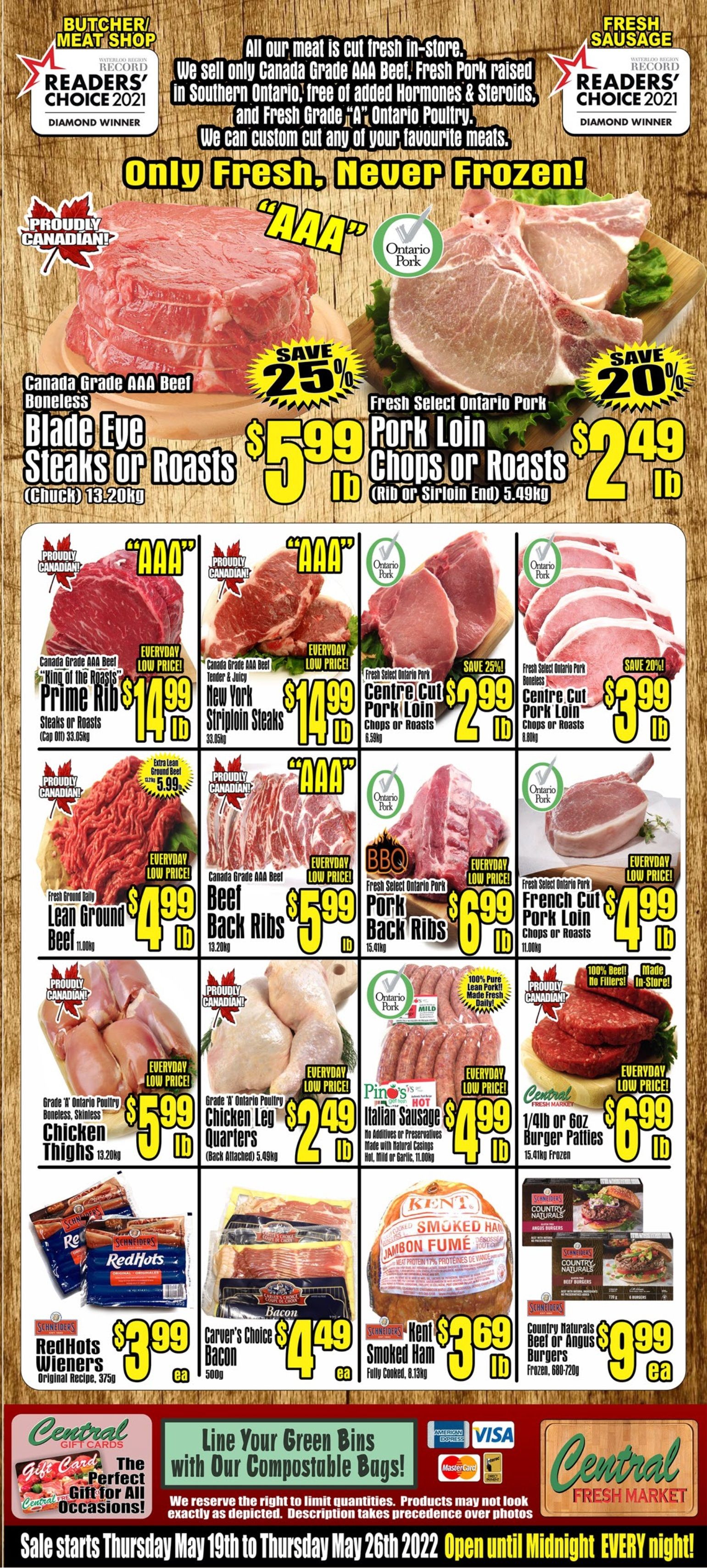 Central Fresh Market Flyer May 19 to 26