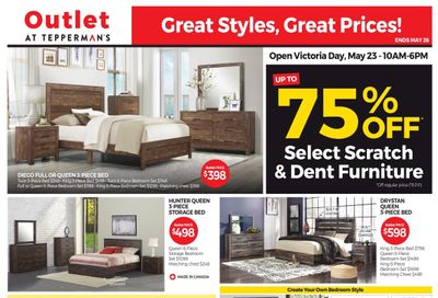 Outlet at Tepperman's Flyer May 20 to 26