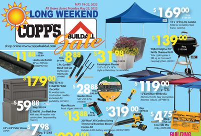 COPP's BuildAll Flyer May 19 to 22