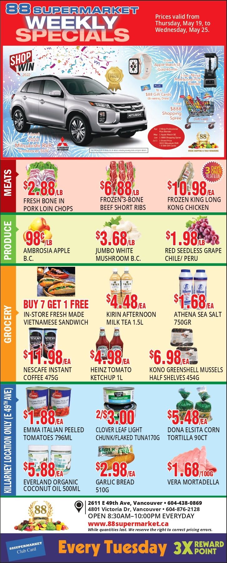 88 Supermarket Flyer May 19 to 25