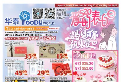 Foody World Flyer May 20 to 26