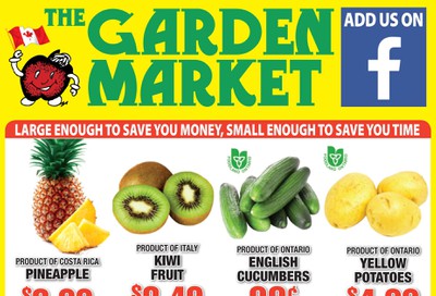 The Garden Market Flyer April 3 to 9
