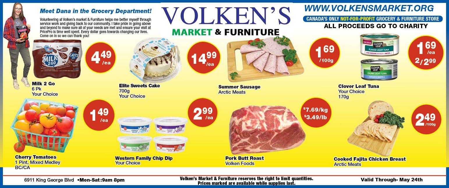 Volken's Market & Furniture Flyer May 18 to 24