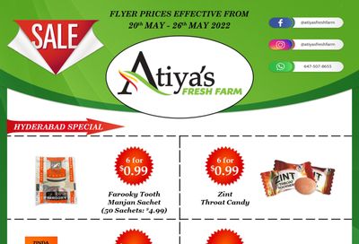 Atiya's Fresh Farm Flyer May 20 to 26