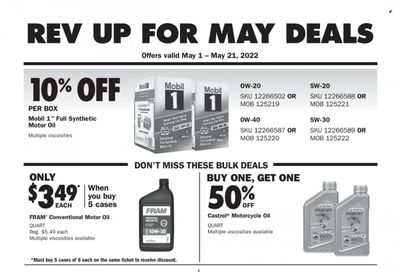 Carquest Weekly Ad Flyer May 20 to May 27