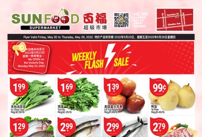 Sunfood Supermarket Flyer May 20 to 26