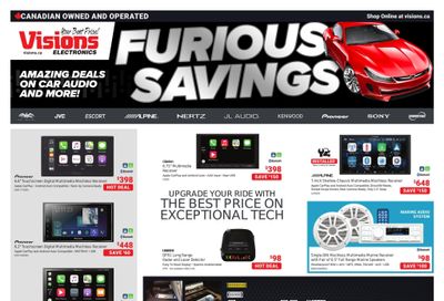 Visions Electronics Furious Savings Flyer May 20 to 26