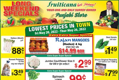 Fruiticana (Calgary) Flyer May 20 to 26