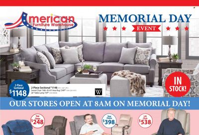 American Furniture Warehouse (AZ, CO, TX) Weekly Ad Flyer May 21 to May 28