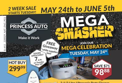 Princess Auto Flyer May 24 to June 5