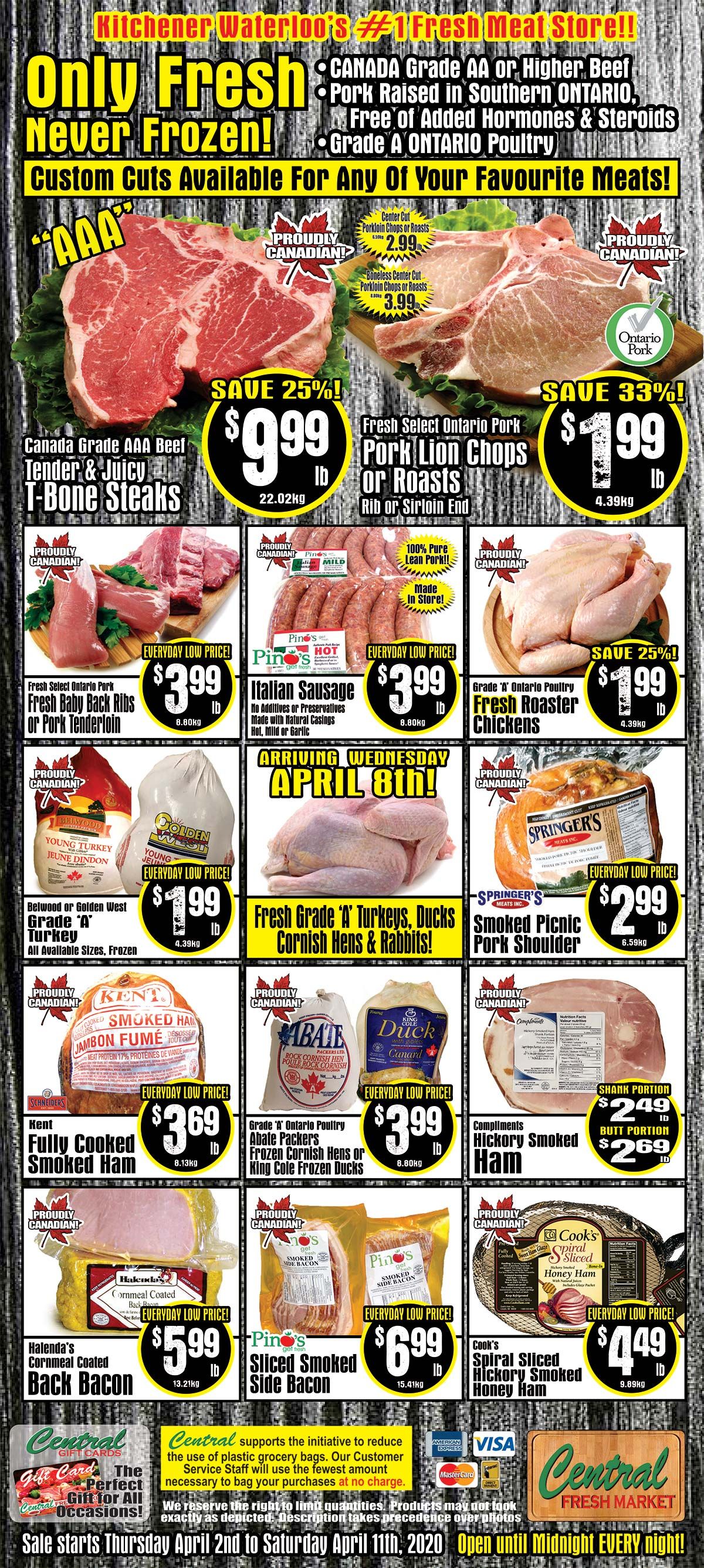 Central Fresh Market Flyer April 2 to 11