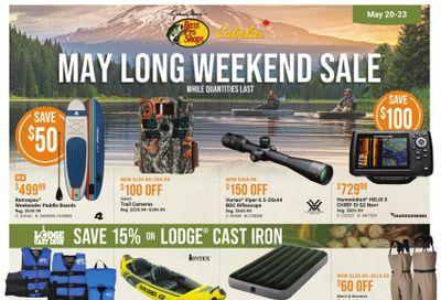 Cabela's May Long Weekend Sale Flyer May 20 to 23